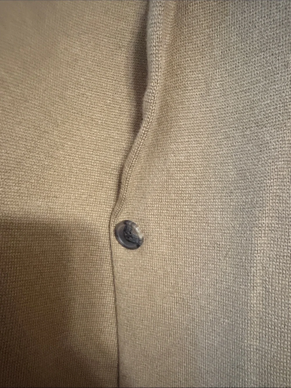 J. Crew Camel Single-Button Knit Pea Coat